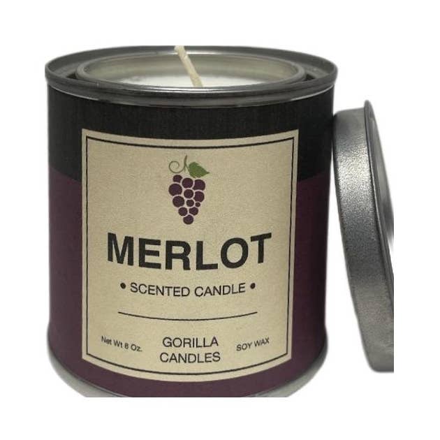 Merlot Scented Candle for wholesale by Gorilla Candles