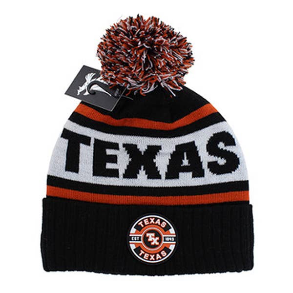 TEXAS, GORRO COM POMPOM TAMANHO ÚNICO AJUSTÁVEL por atacado de S & J Gift Inc