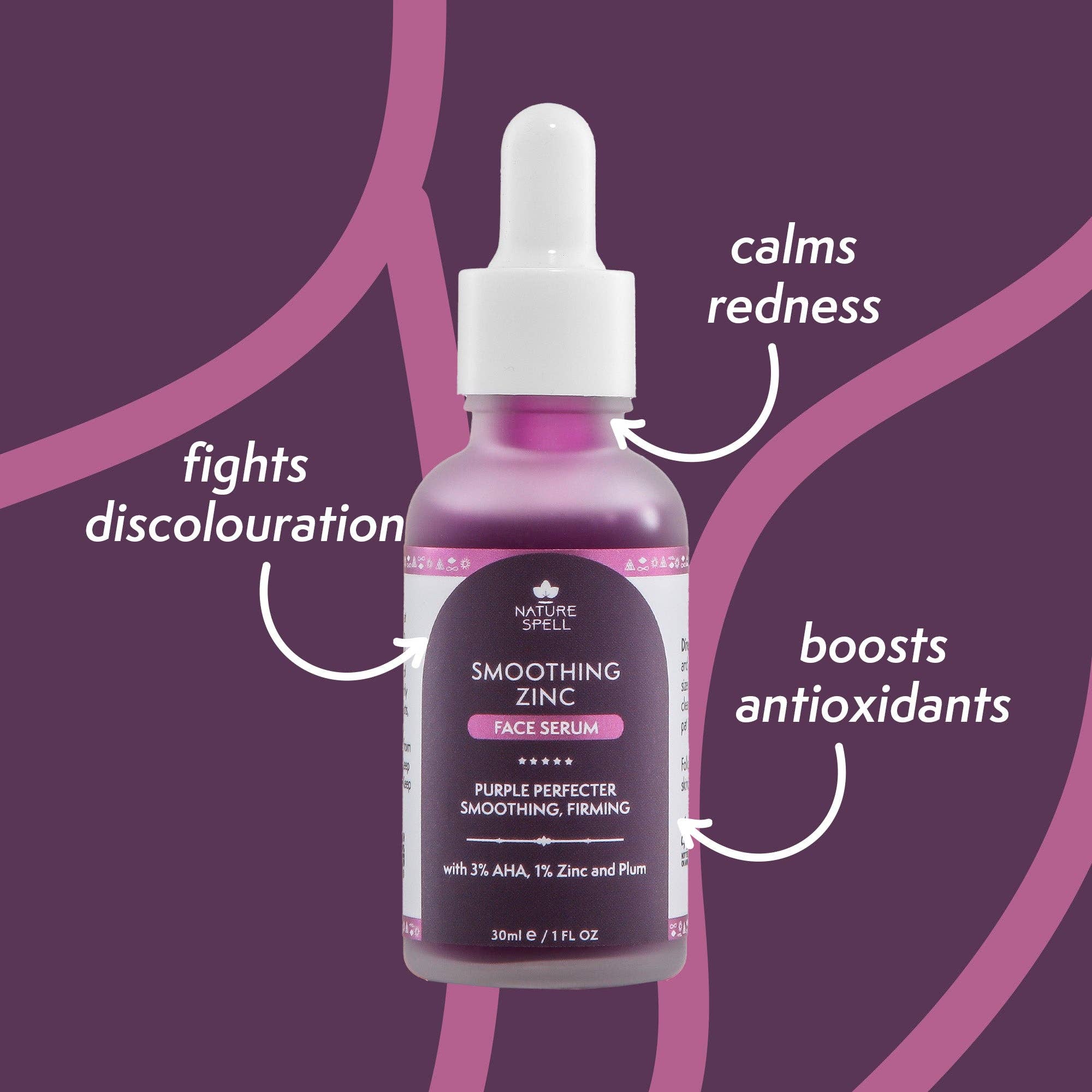 Nature Spell - Wholesale Facial Serum/Concentrate - Nature Spell 3% AHA + 1% Zinc Firming Face Serum2