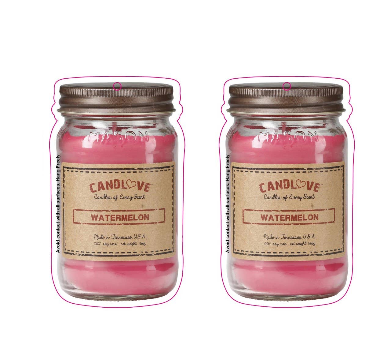 CANDLOVE CANDLE CO - Wholesale Car Freshener - Unisex - CANDLOVE Strong Scented Car Freshner 16 Scents (1x Peice)7