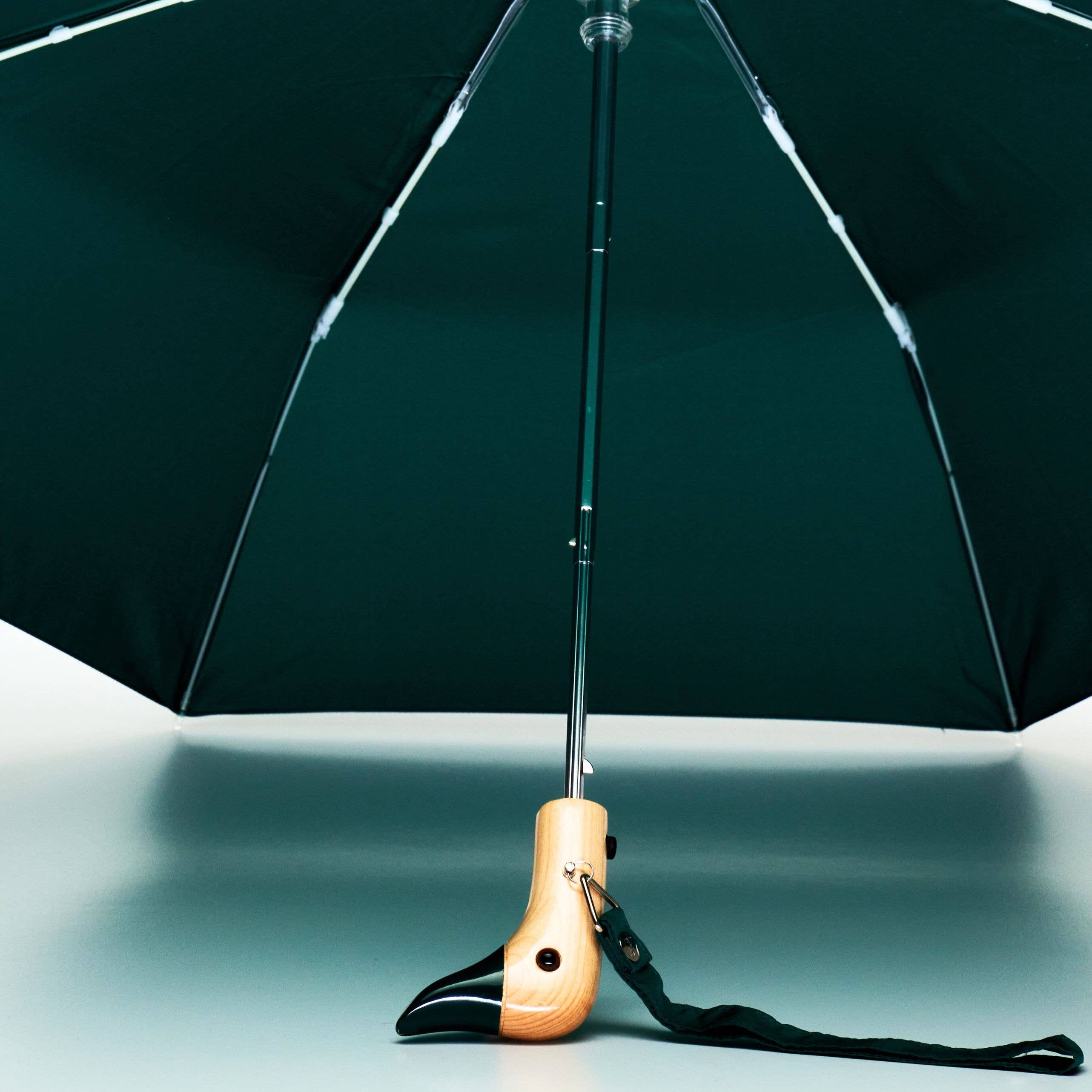Original Duckhead UK – wholesale Umbrella – Unisex – Forest Green Compact Eco-Friendly Duckhead Umbrella4
