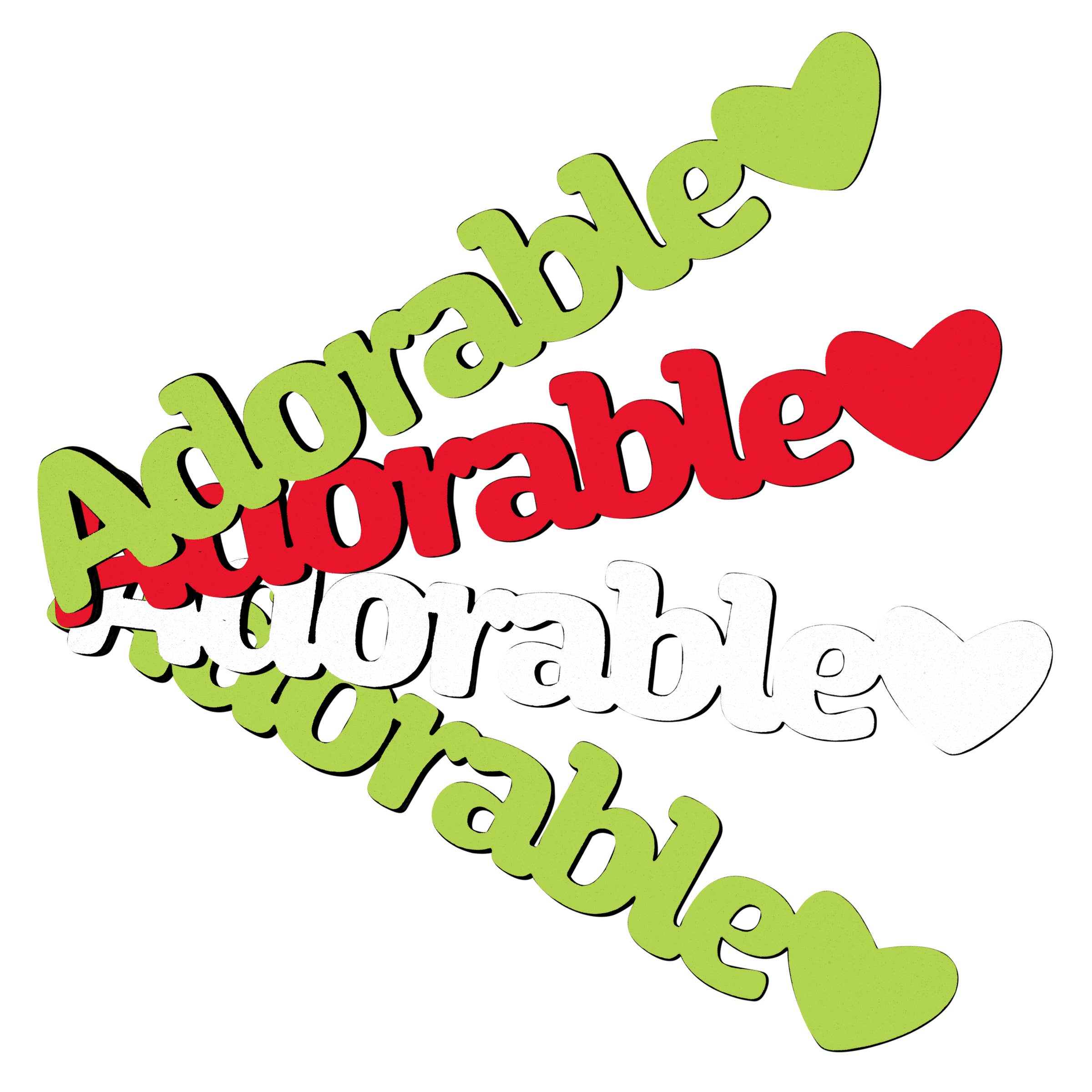 Spunky Fluff - Wholesale Magnet - Adorable Tiny Word Magnet, Cute Wood Word Photo Magnet16