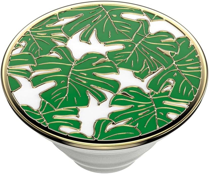 POPSOCKETS - Vente Poignée de téléphone - PopGrip Enamel Monstera5