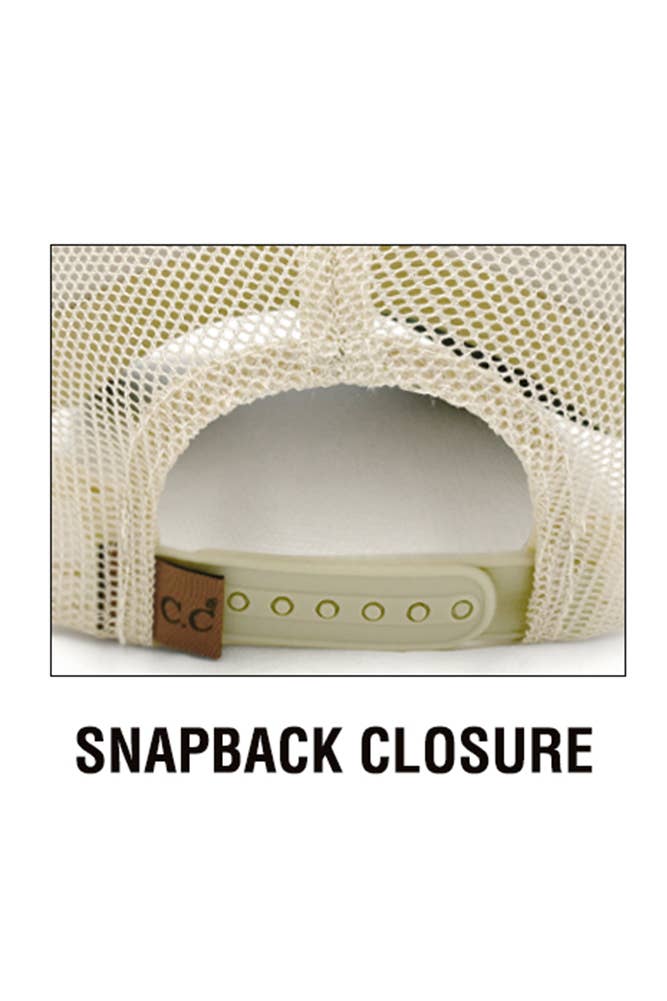 Hana – boné - Mulher por atacado – Boné trucker Hana com traseira em tela e ajuste snapback multicolorido em algodão7