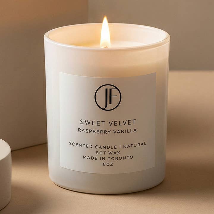 Raspberry Vanilla for wholesale by JF Scented Candles