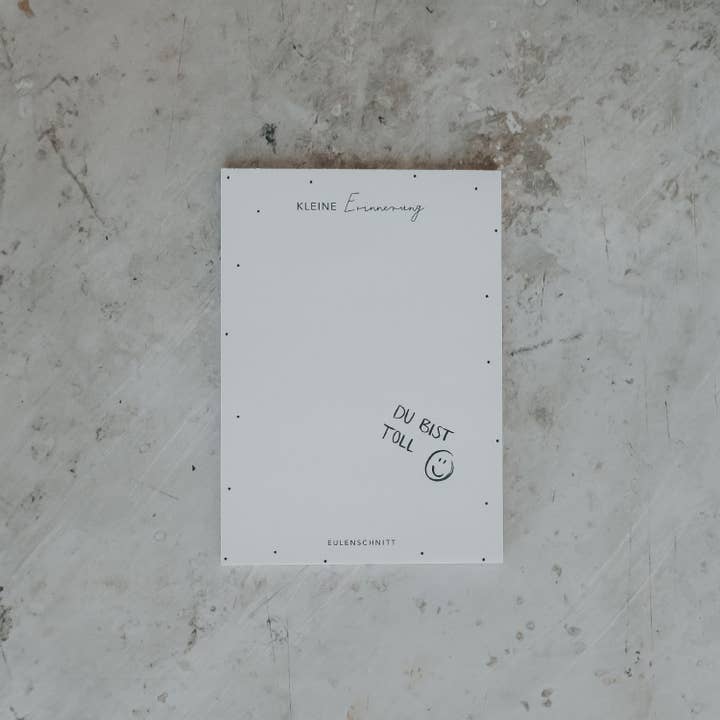 Eulenschnitt - Wholesale Notepad - Block Small Reminder (PU = 10 pcs)3