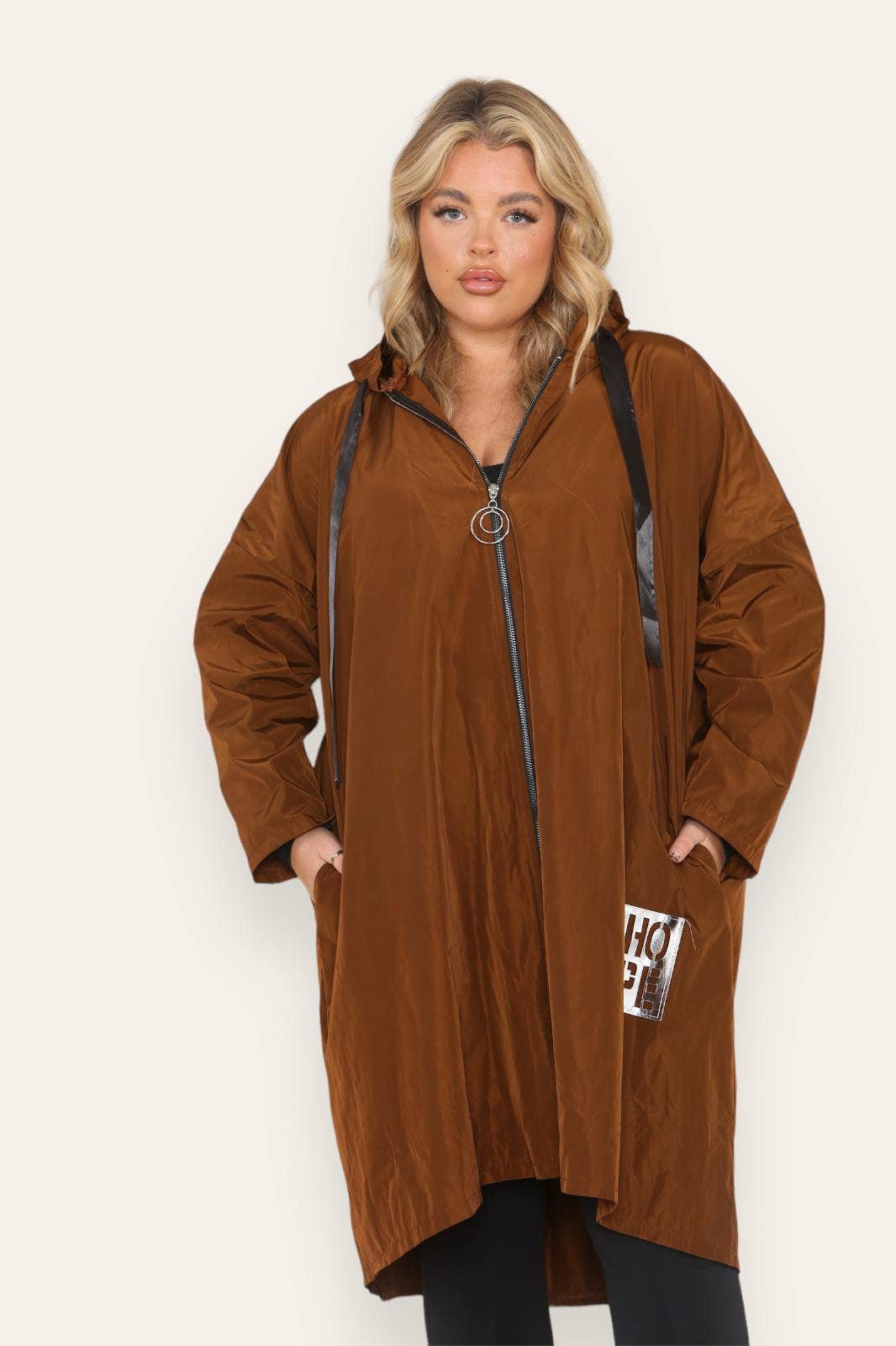 Miss Bold - Wholesale Raincoat - Women's - Oversized Hooded Rain Mac9