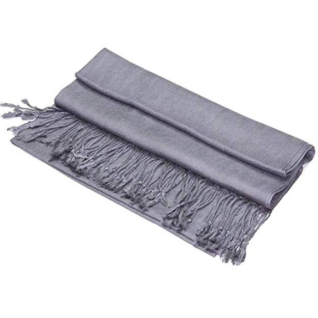 Jasper Trading LLC - Wholesale Scarf - Women's - C22 - One Piece Gray Color Fashion Pashmina Shawl Scarf