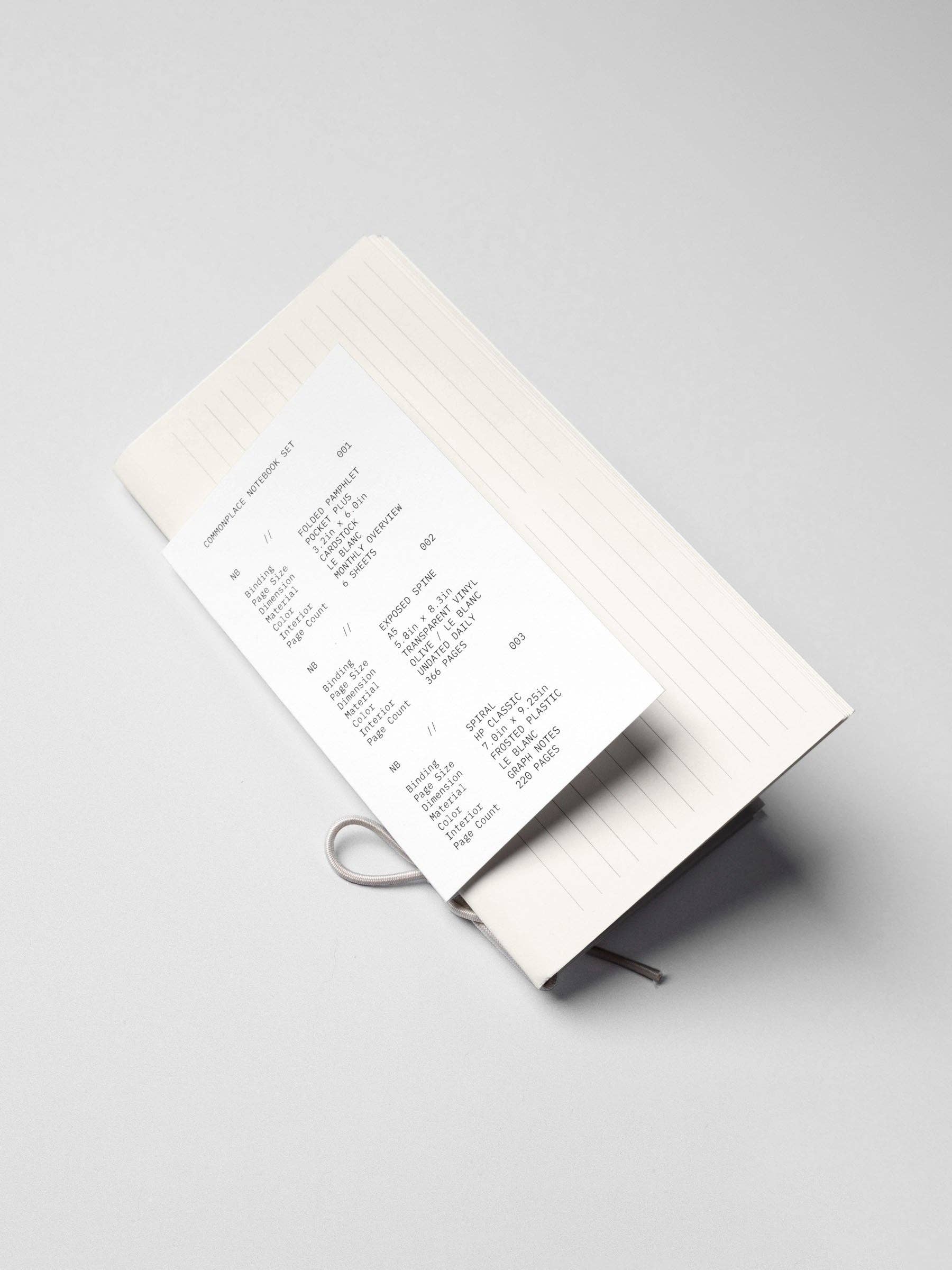 Cloth & Paper - Wholesale Notebook - Commonplace Notebook Set4