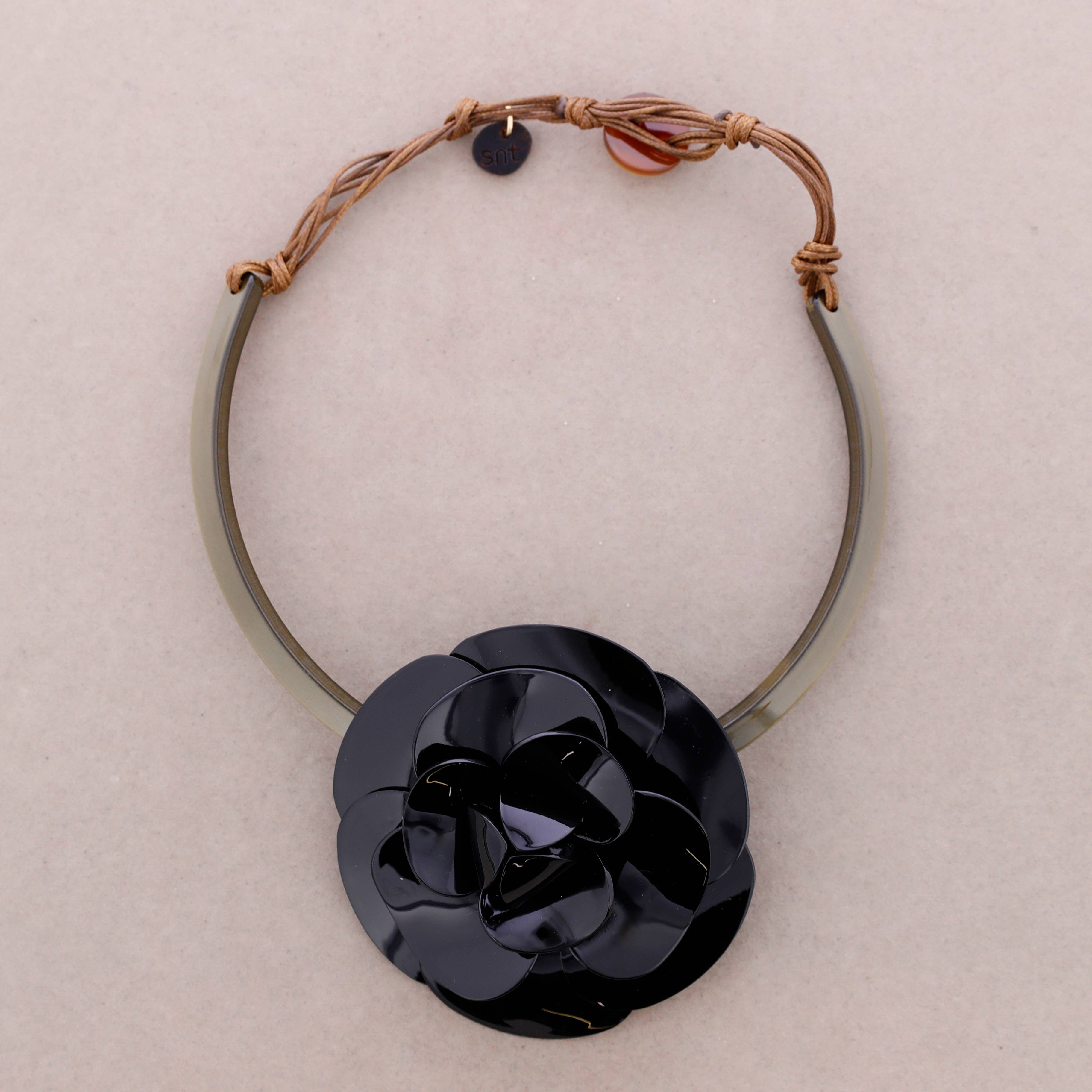 Sonata – wholesale Snap-smycken – Halsband Blomma Harts6