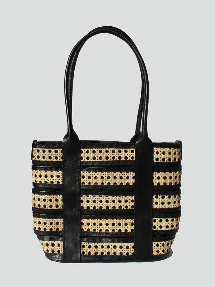 Garjita Rattan Tote for wholesale by STREET LEVEL