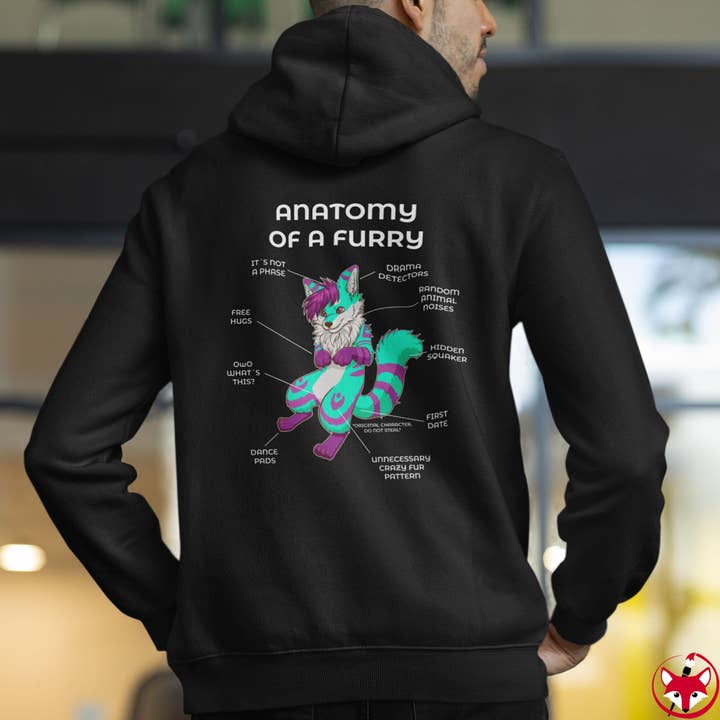 Furry Green and Pink - Hoodie for wholesale by Artworktee