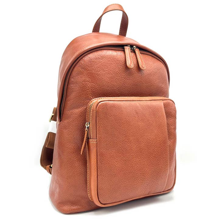 Mochila de couro genuíno, para homem, arte. VE4801 por atacado de Suie Valentini srl