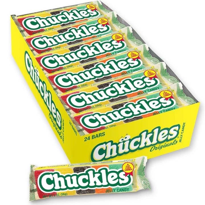 Nostalgic 1921 Original 5 Flavor CHUCKLES - 24ct Display Box for wholesale by O'Shea's Candies Sweet Shop