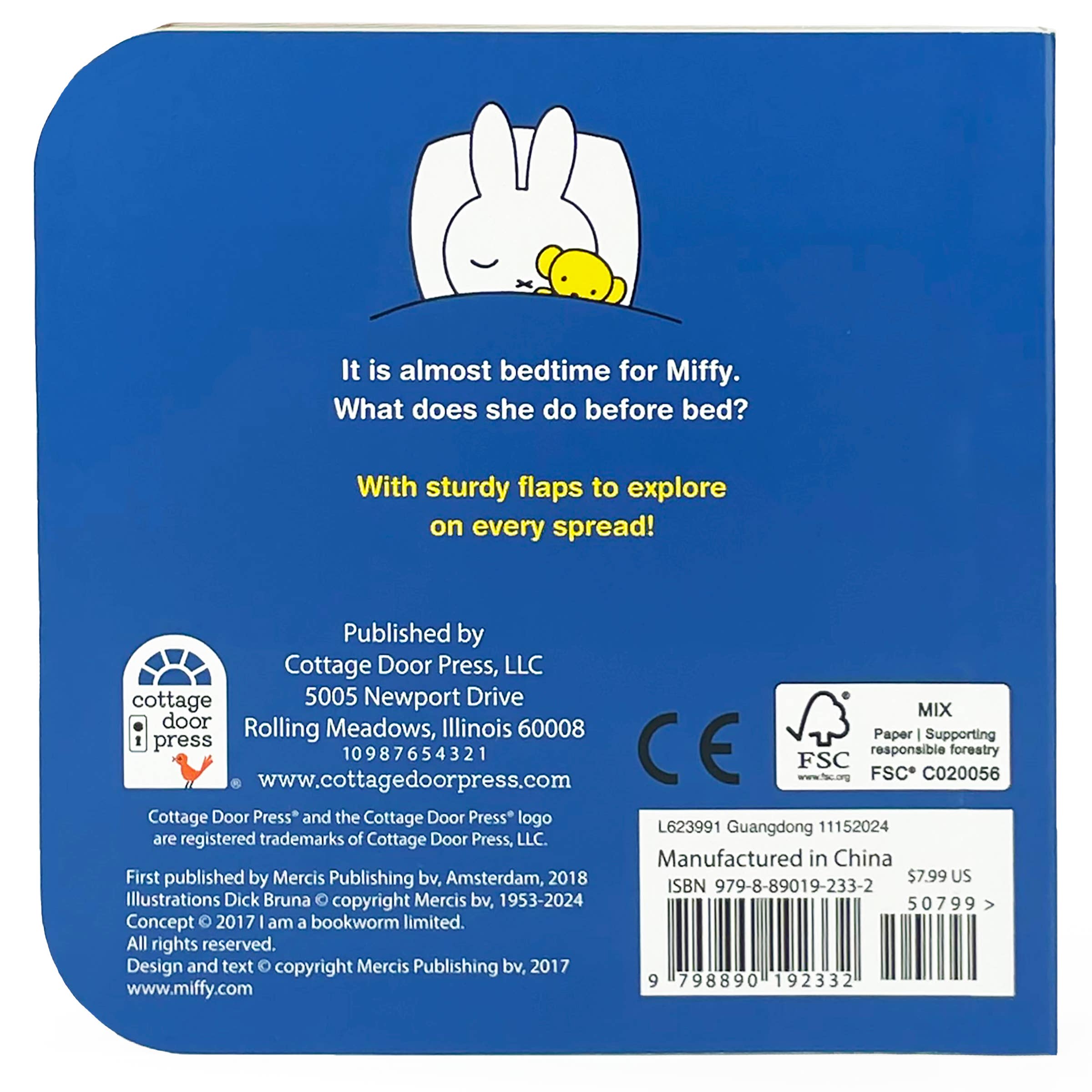 Cottage Door Press - Wholesale Baby & Toddler Book (0-2) - Good Night, Miffy Lift-a-Flap Board Book4