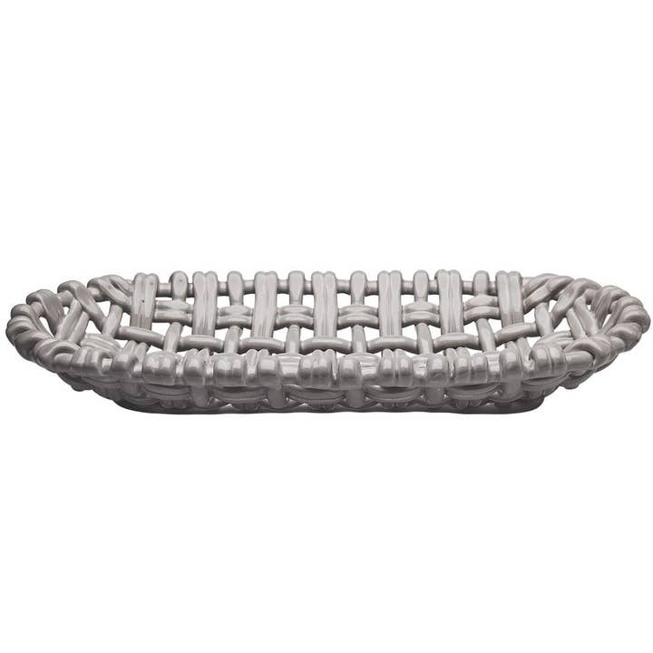 Cesta Ovalada Grisáceo para venta al por mayor de Skyros Designs