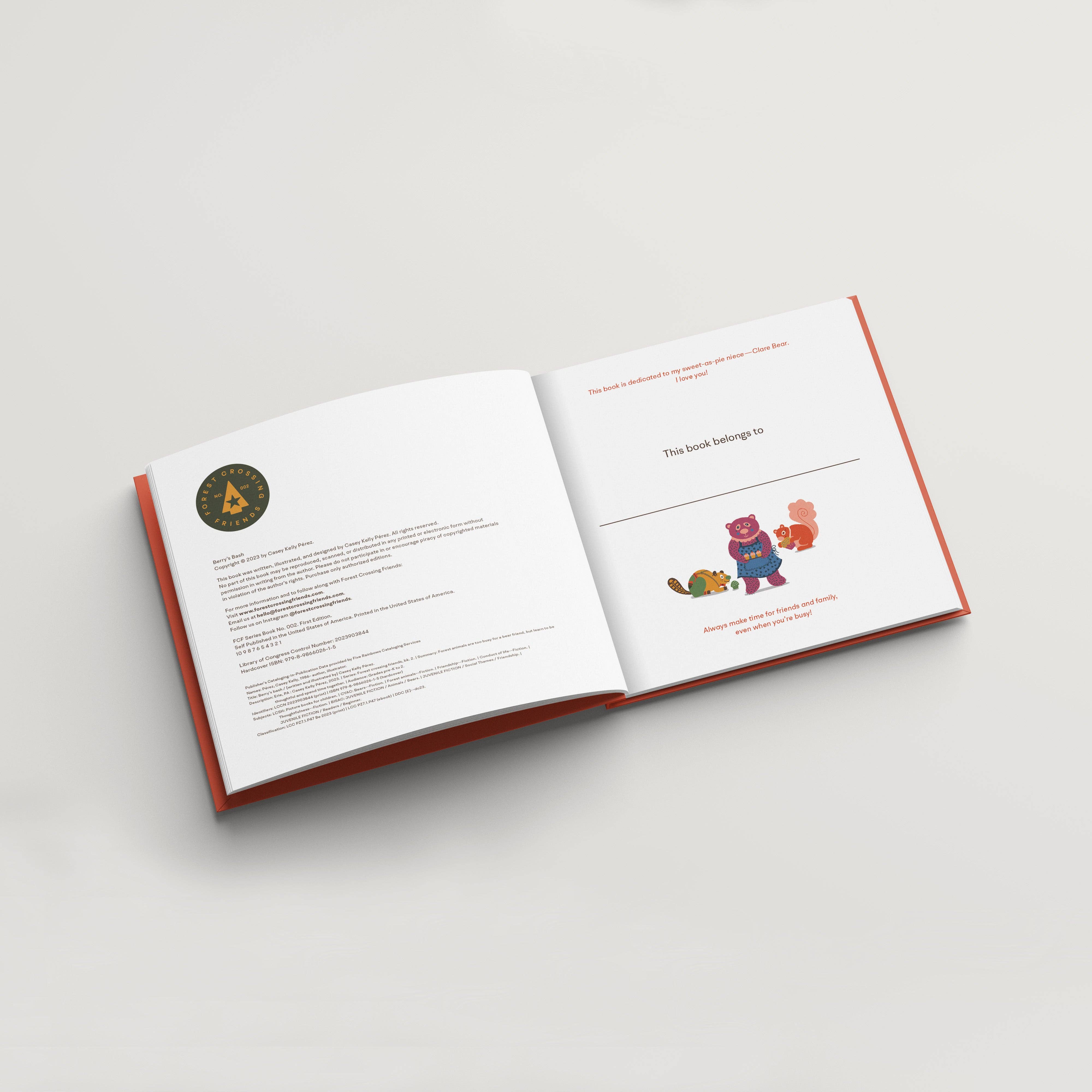 Forest Crossing Friends - Wholesale Preschool Book (3-5) - Berry's Bash / Book 0023