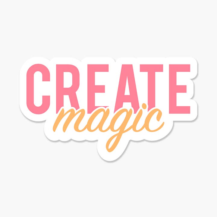Create Magic - Autocollant de motivation pour la vente par Footnotes