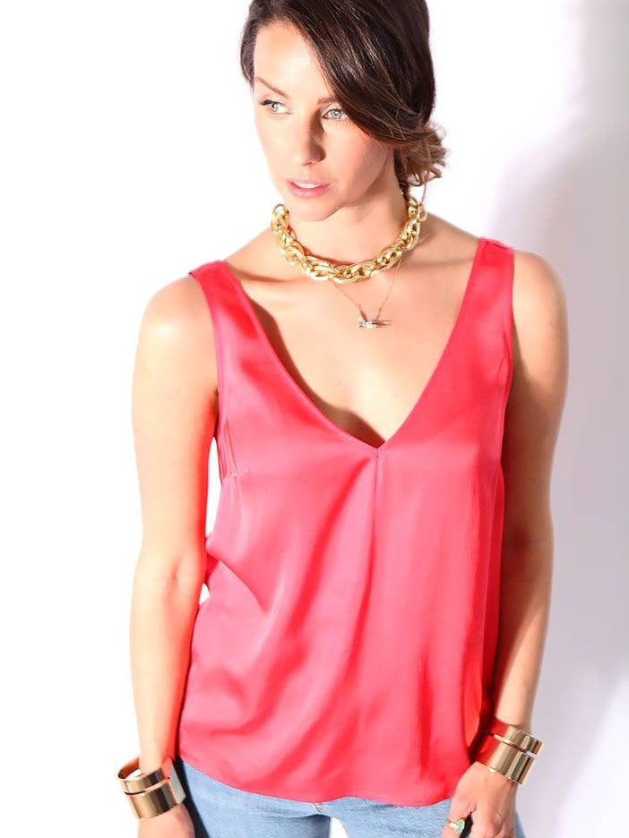 Aura Camisole Roze voor wholesale door SIRENS