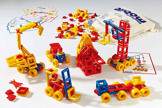 Mad Monkey GmbH - Vendita all'ingrosso Set di giocattoli - Bambini - Set da costruzione Plasticant Mobilo 103 I - 192 pezzi0