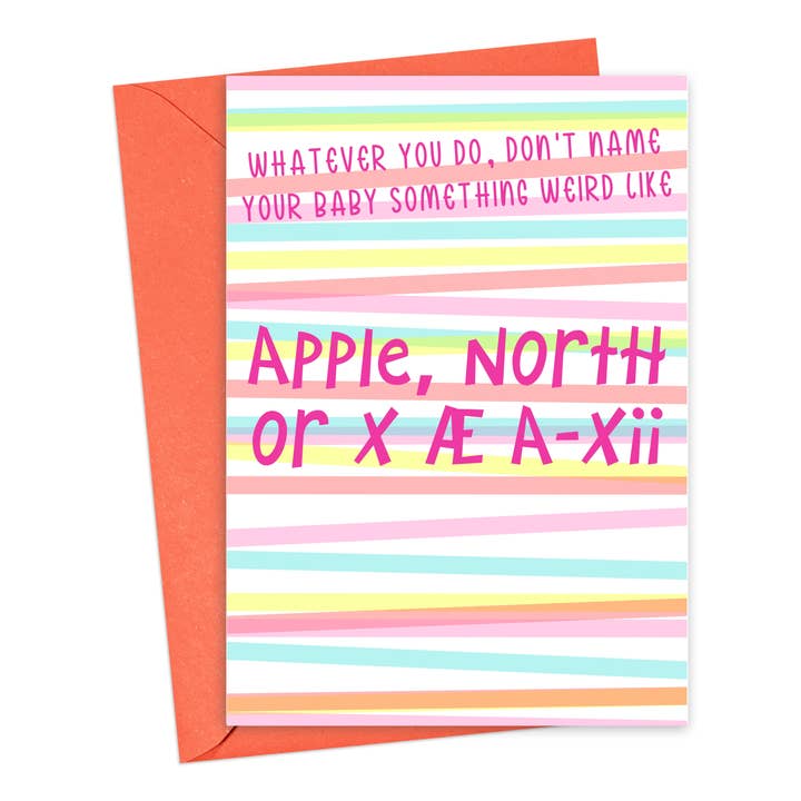 Carte de félicitations amusante pour nouveau-né Carte de vœux tendance Carte de baby shower pour la vente par R is for Robo