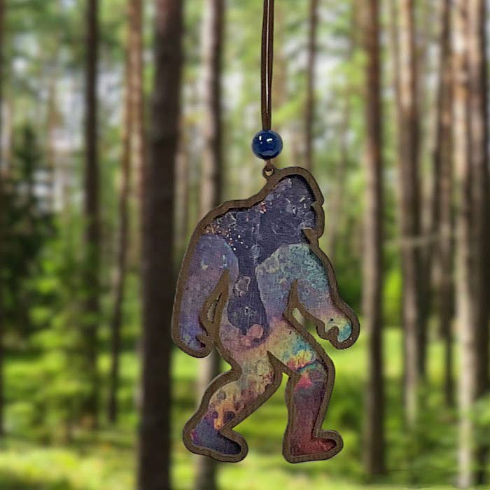 Big Foot Car Charm Dangle for wholesale by Rambling Rooster Crafts