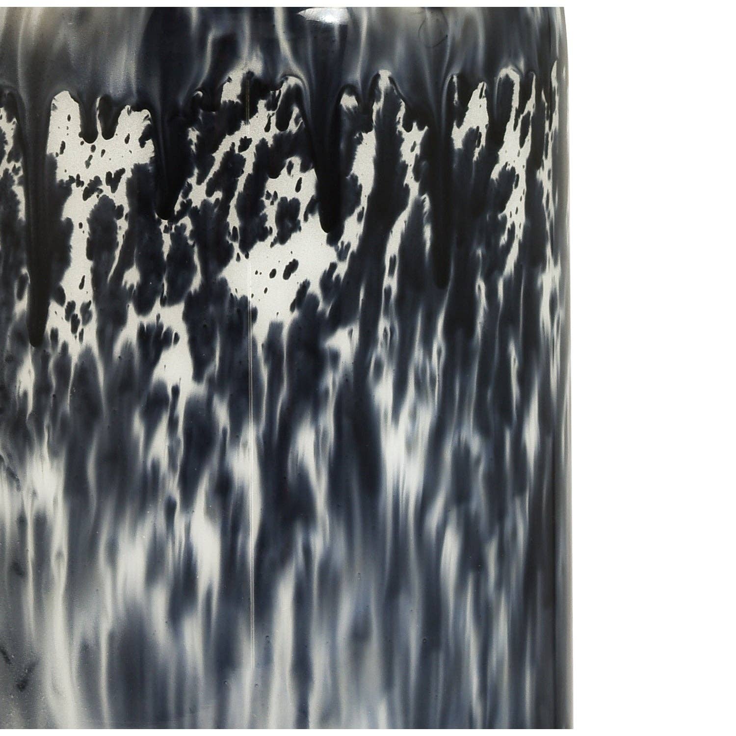 Happy Homewares – wholesale Accent/desk lamp – Modern Navy Blue and Smoked Grey Marble Snowflake Glass Table Lamp with Shade4