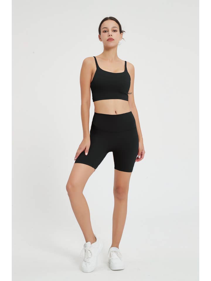 91thelabel - Wholesale Activewear Set - Women's - Esther Cami Top & Luna Short 2 Piece Activewear Set 11