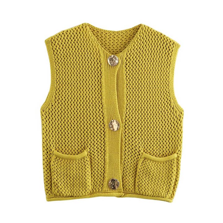 Miss Sparkling - Wholesale Sweater Vest - Women's - Knit sweater vest