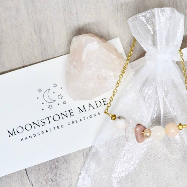 Moonstone Made - Wholesale Pendant/charm necklace - Angel Aura Quartz Gemstone Point Necklace, Reiki Jewelry, Crystal Necklace5