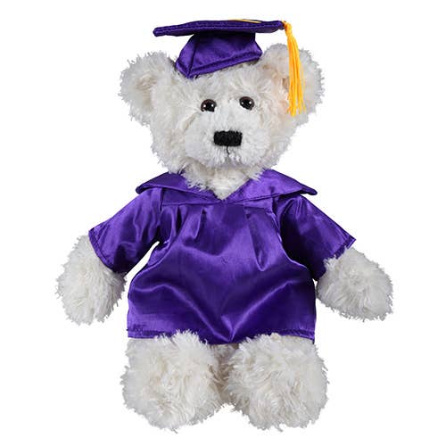 Plushland - Wholesale Stuffed/Plush Toy - Kids & Baby - Graduation Cream Brandon 12”