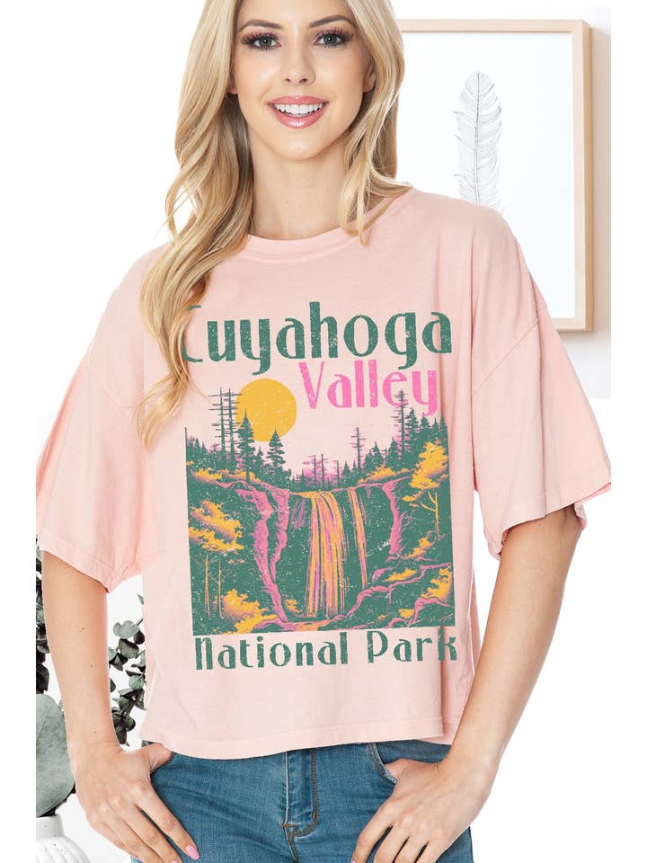 Cuyahoga Valley National Park - Cropped top for wholesale by BouTeeQue Closet