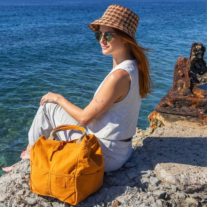 SMALL TOTE BAG - CITY BAG for wholesale by TRAVAUX EN COURS...