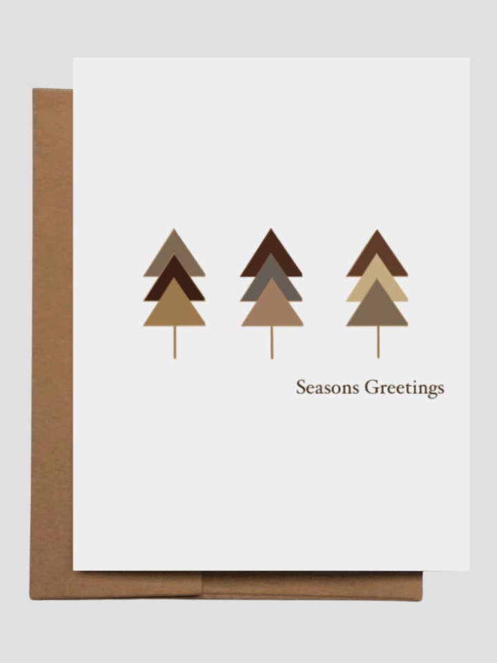 Carte de vœux Saisons pour la vente par Nirie