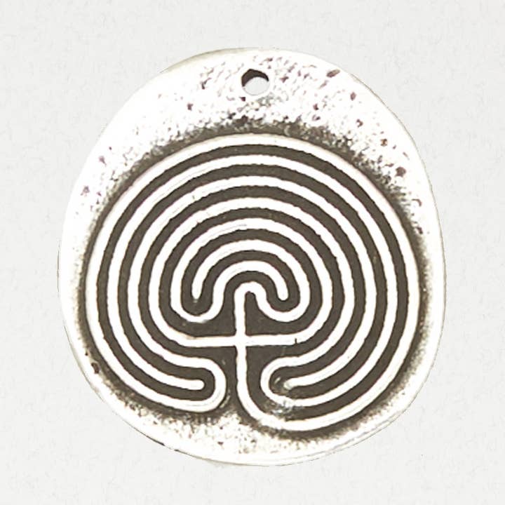 Goddess Pewter Pendant Necklace – The Labyrinth for wholesale by Nirvana LLC