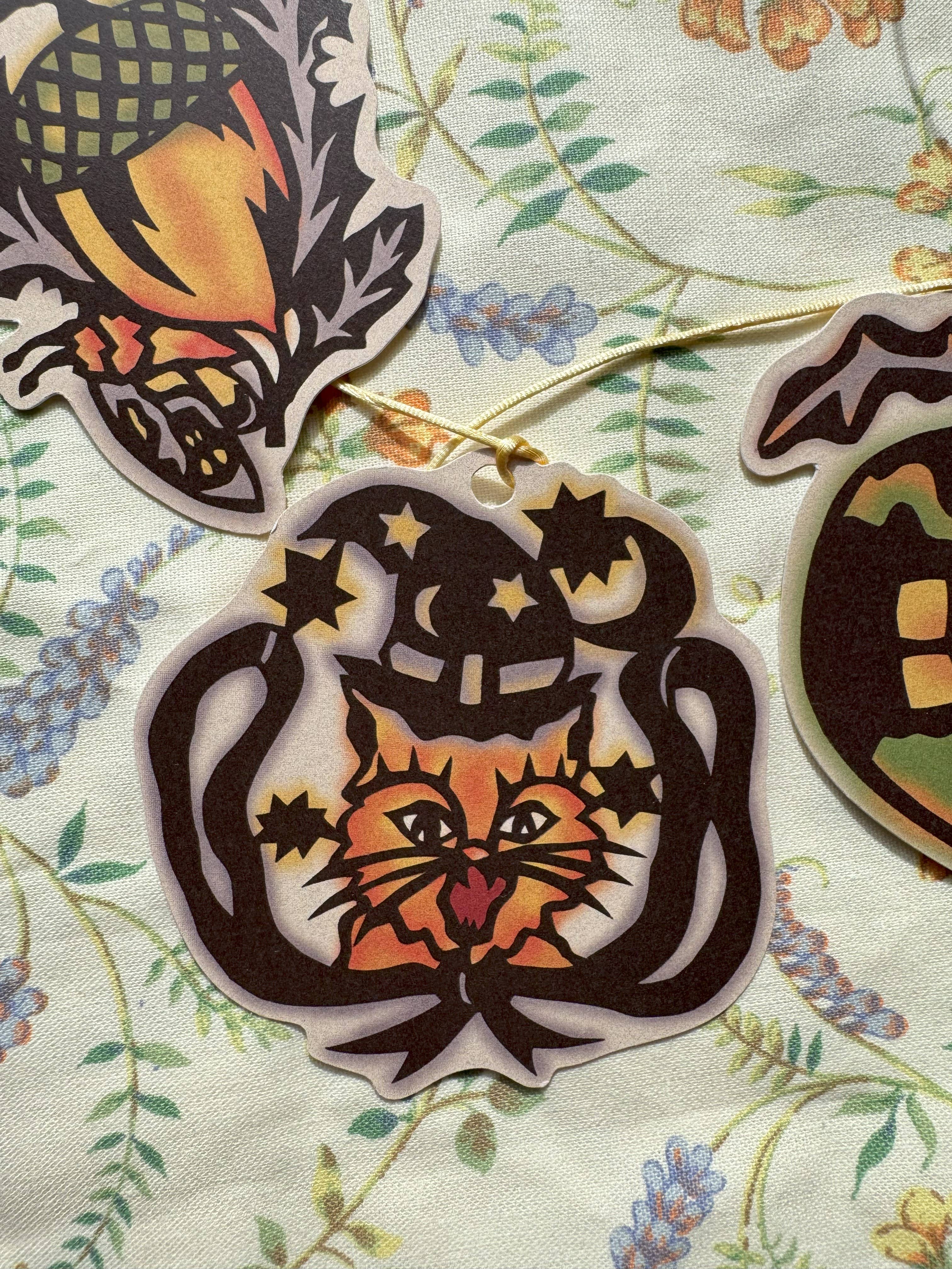 Tulips and Heather – wholesale Bunting/garland – Illustrated Paper Garland Autumn Halloween3