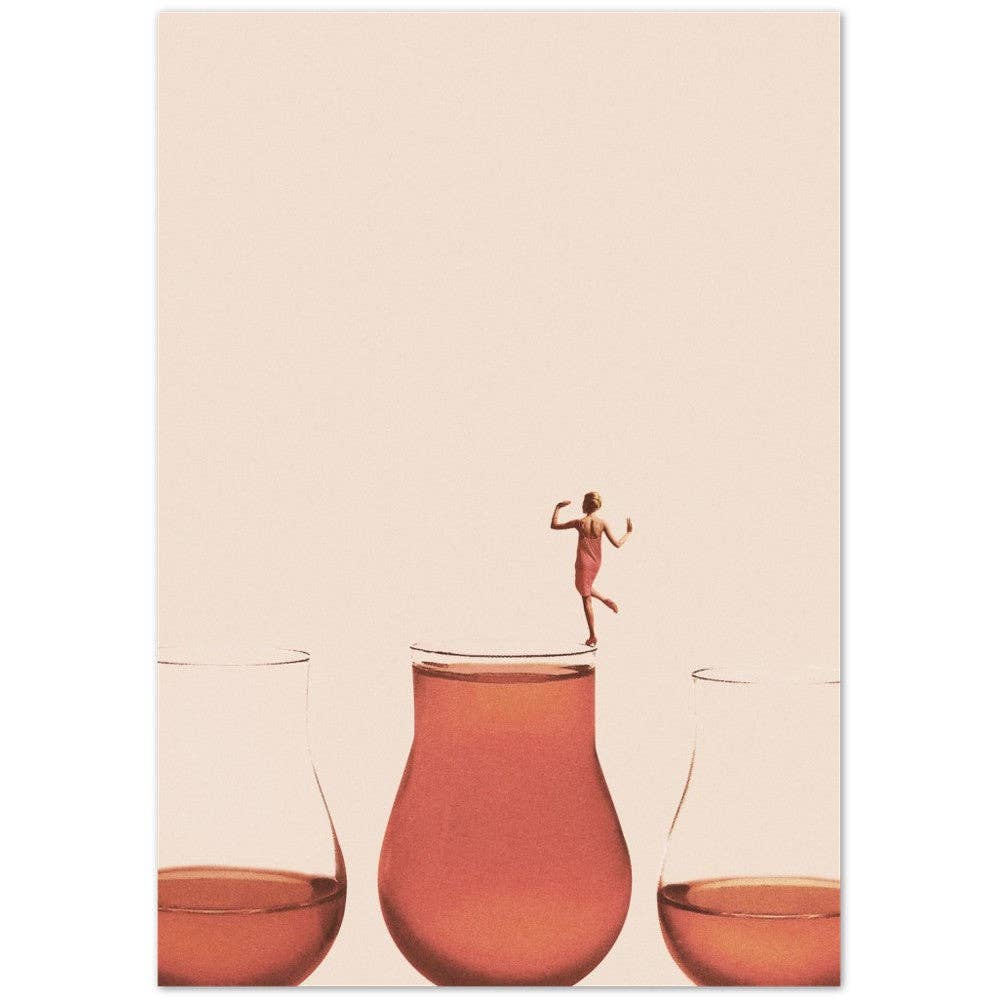 Maarten Léon – wholesale Poster – Jag föredrar hela - Premium matt pappersaffisch, collage väggkonst, arkivpapper fest konsttryck1