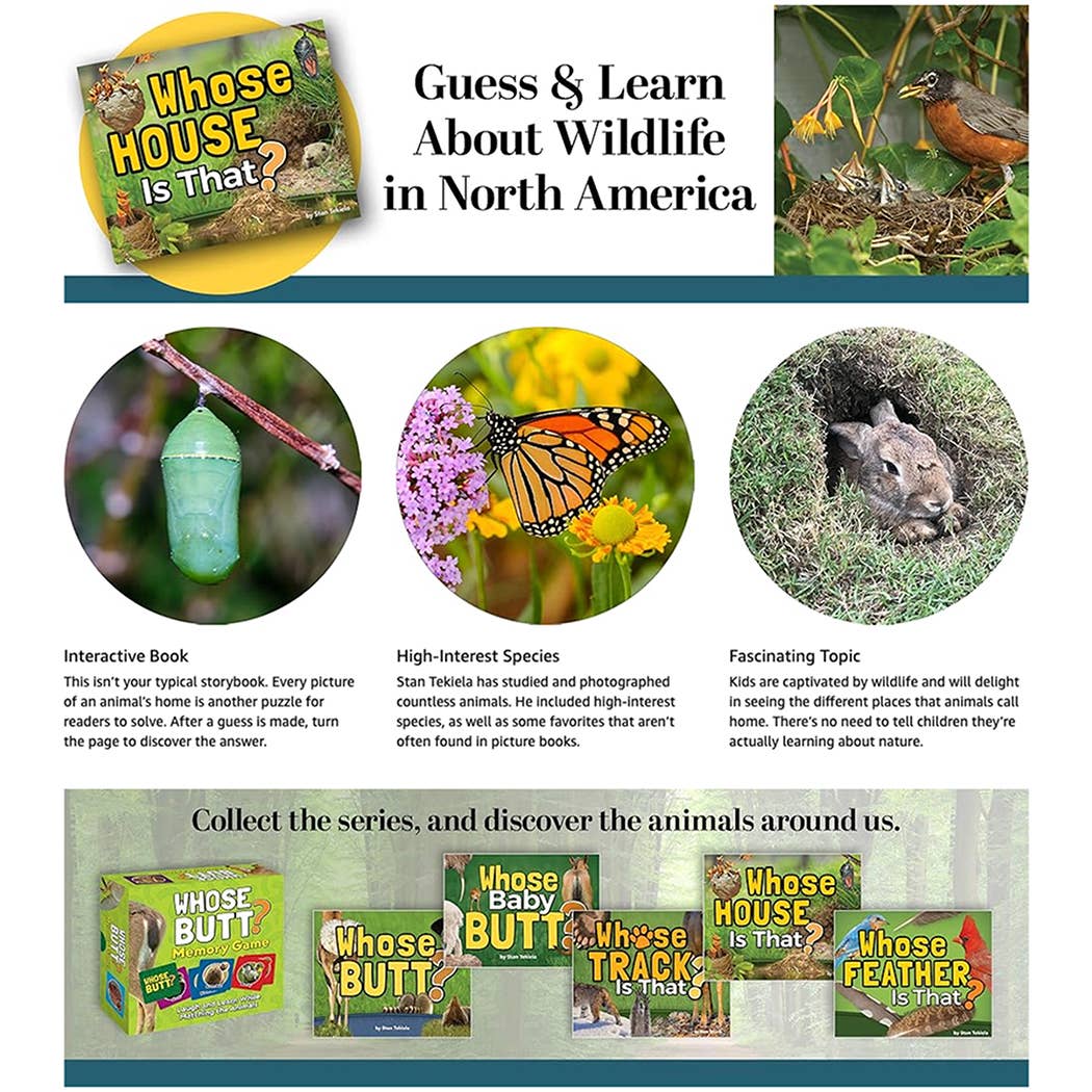 AdventureKEEN - Wholesale Nature & Outdoors Book - Whose House Is That?1