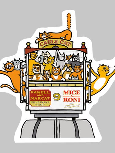 NEW!! STICKERS! for wholesale by Cat City, Ink.