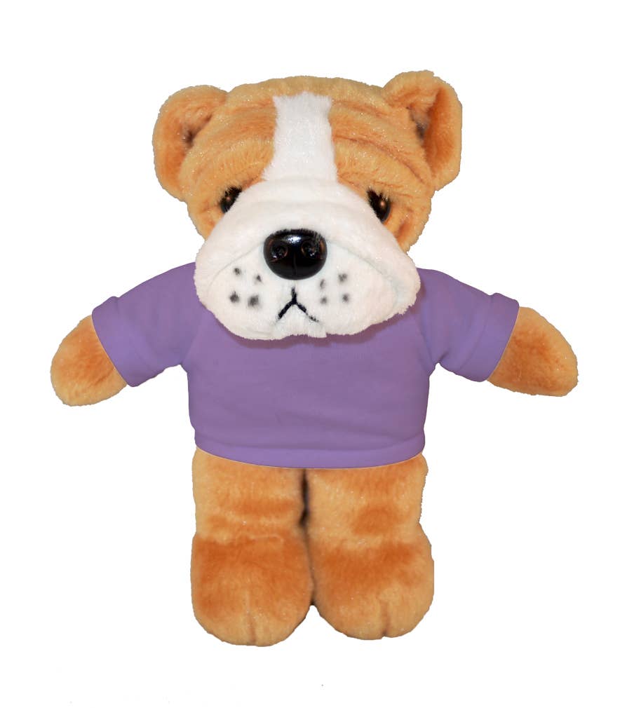 Plushland - Wholesale Stuffed/Plush Toy - Kids & Baby - Plush Bulldog Bean Bag animal 8"8