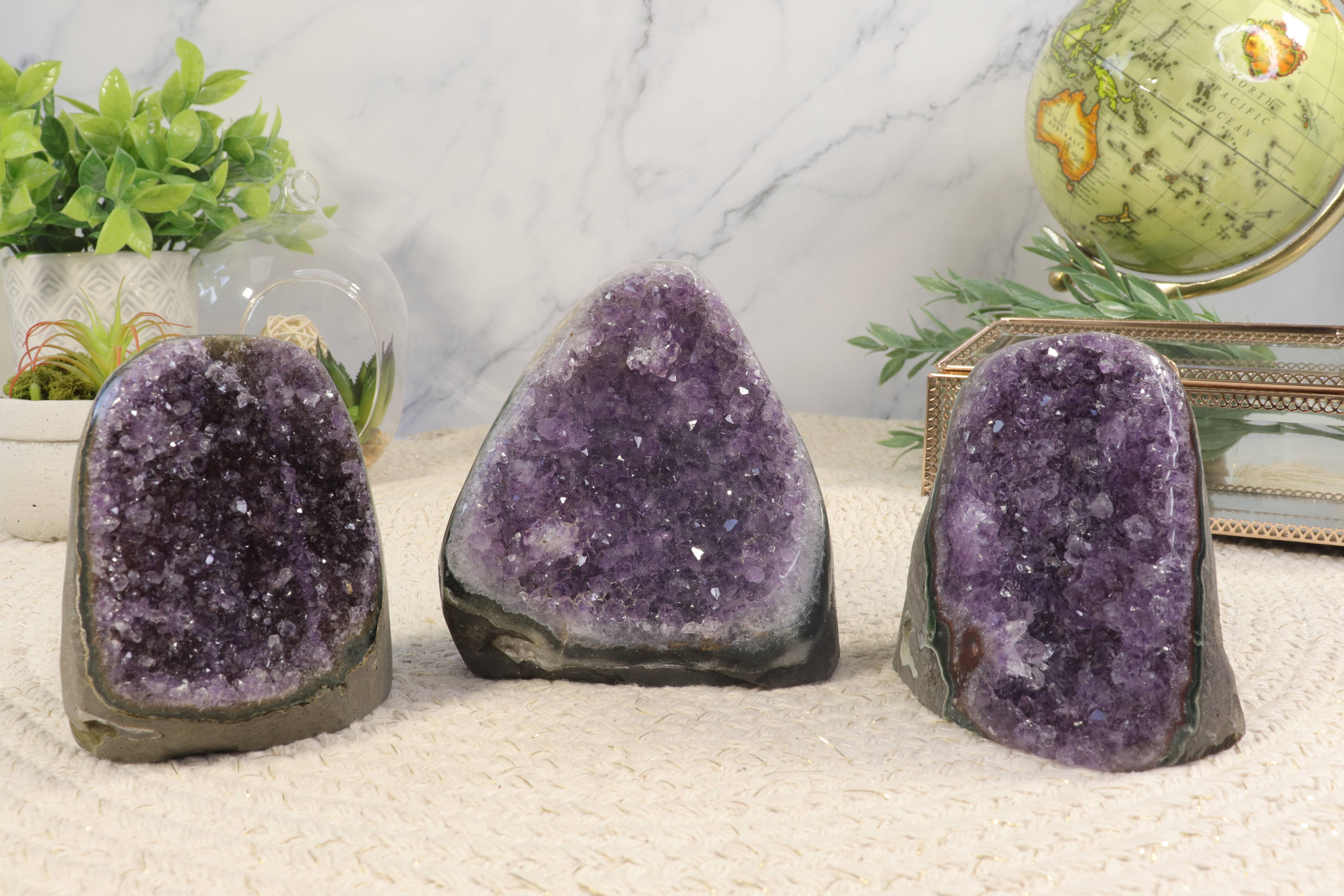 Natures Artifacts Inc - Wholesale Spiritual Stone/Crystal - Amethyst Cluster Druze Natural Decorator14