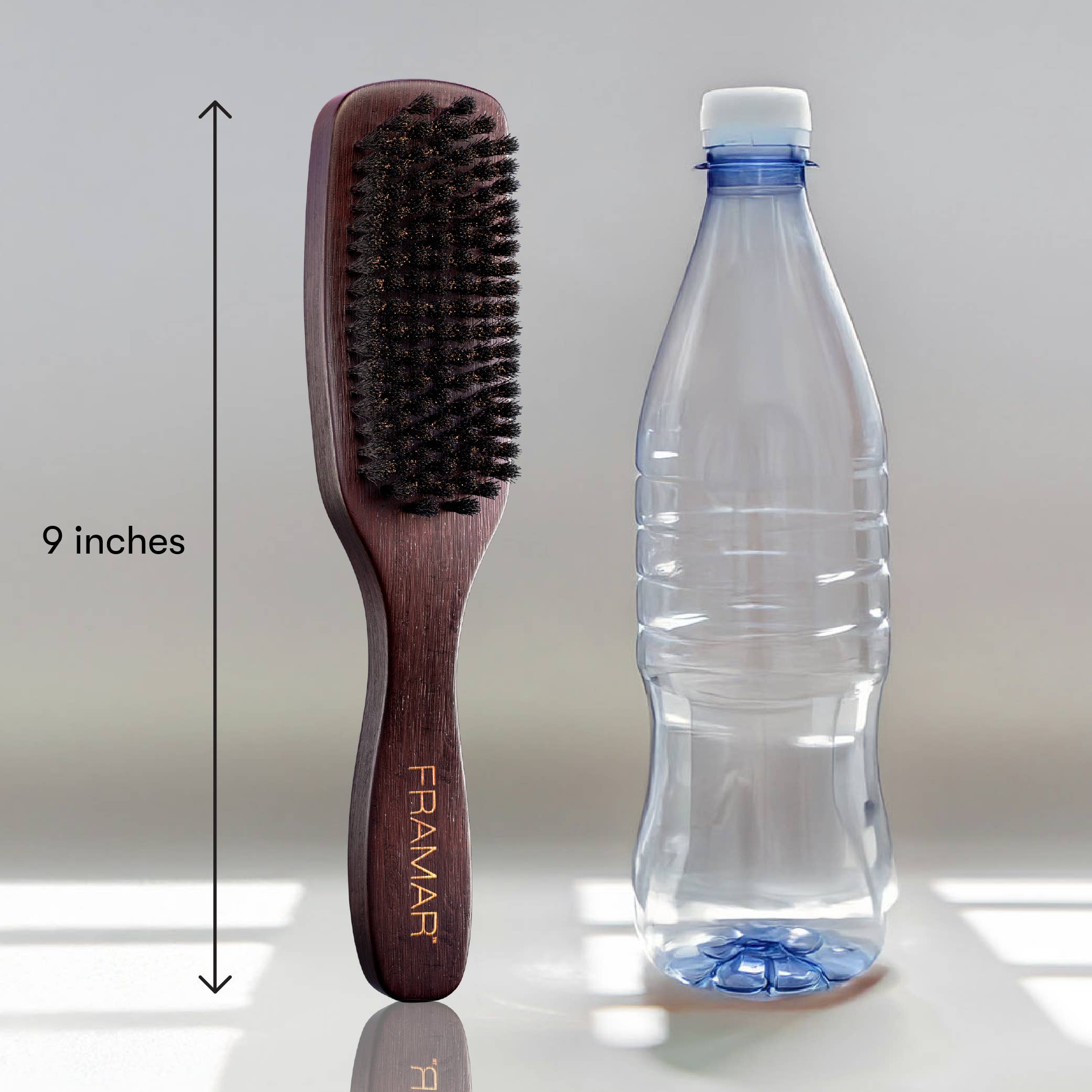 Framar Hair Brushes & Hair Accessories - Wholesale Hair Brush/Comb - FRAMAR Boar Bristle Hair Brush, Wooden Slick Back Hair Brush13