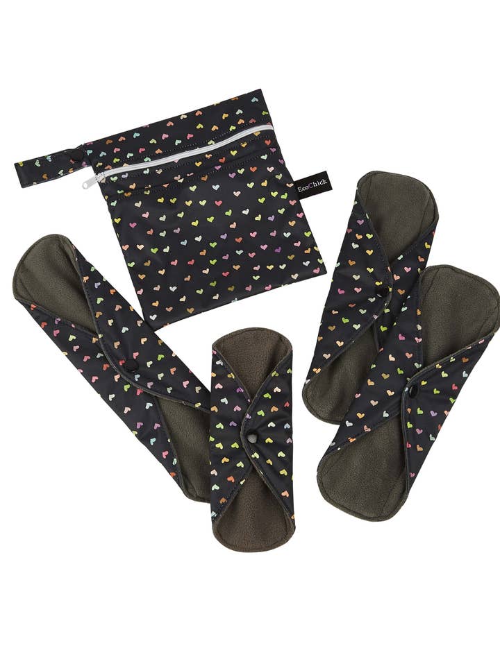 Re:gn – wholesale Period underwear – Women’s – EcoChick Eco-Friendly Reusable Sanitary Pads – Starter Pack1