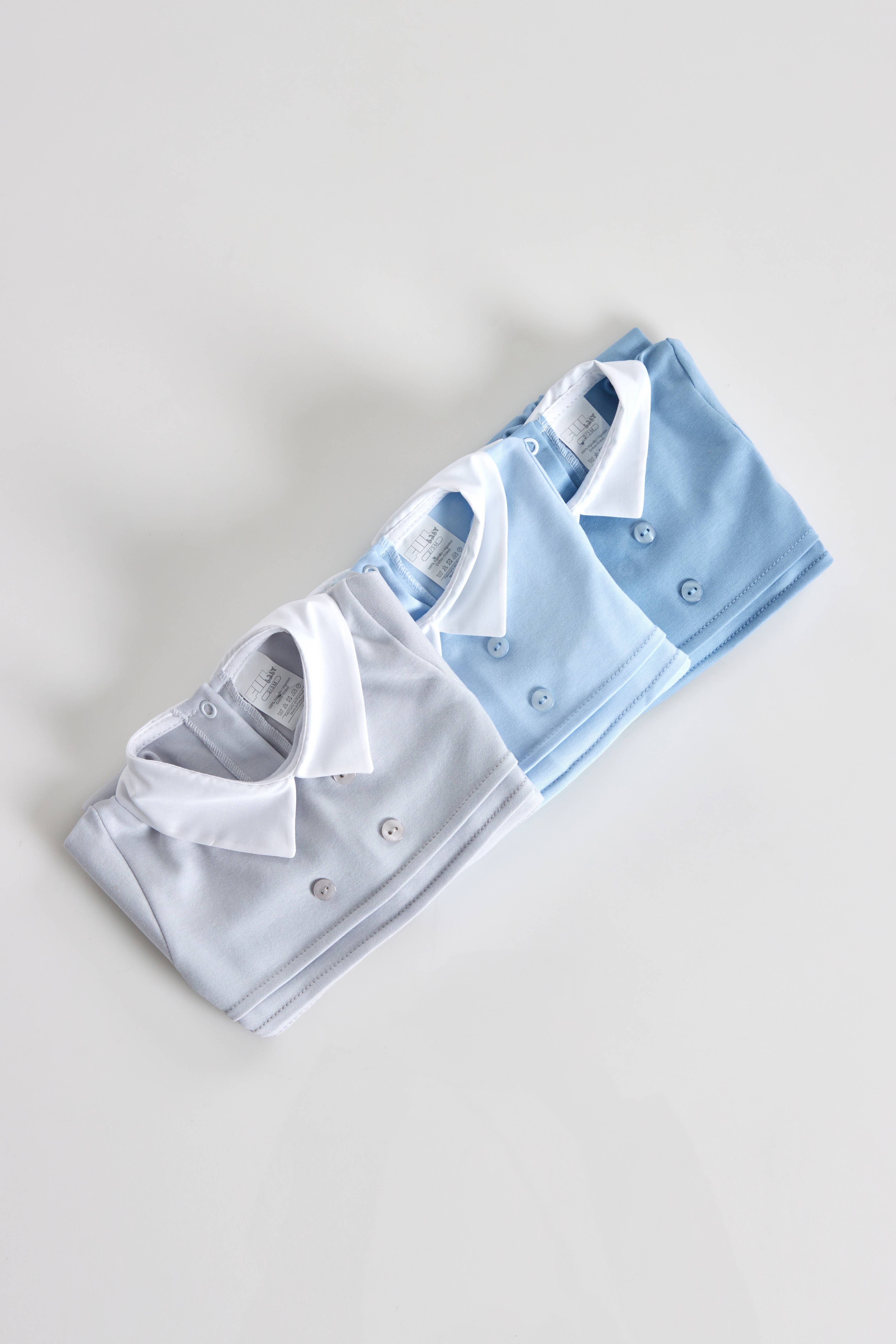 Amorim Gerações, LDA - Wholesale Jumpsuit - Baby - Baby Boy Buttons Cotton Babygrow 2510B0