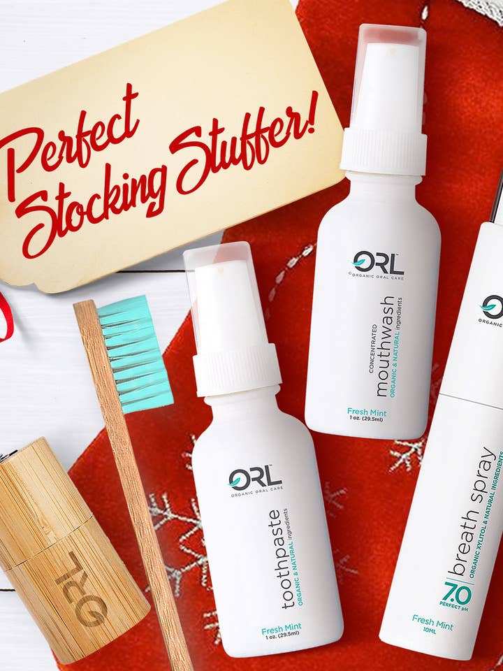 ORL Natural Oral Care Stocking Stuffer  for wholesale by O R L - Organic & Natural Oral Care