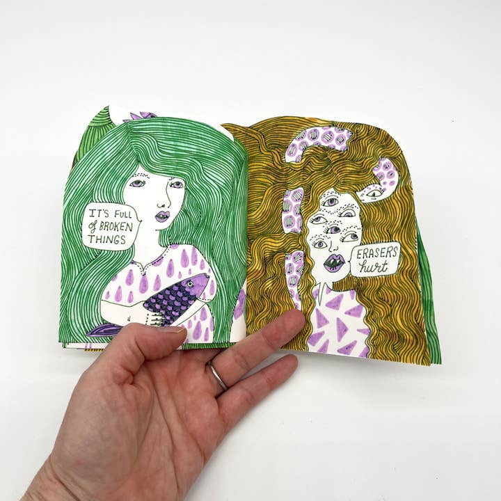 Erika Rier - Wholesale Crafts, Hobbies & DIY - Summer Camp - Hand-cut Illustrated Mini Zine6