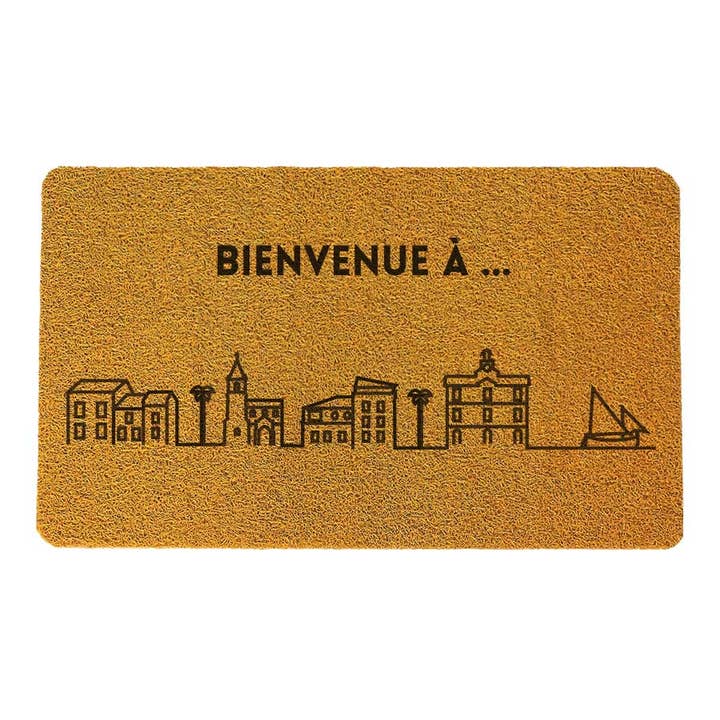 Sanary-Sur-Mer doormat - 5 pcs minimum for wholesale by MY CITY MEMORY