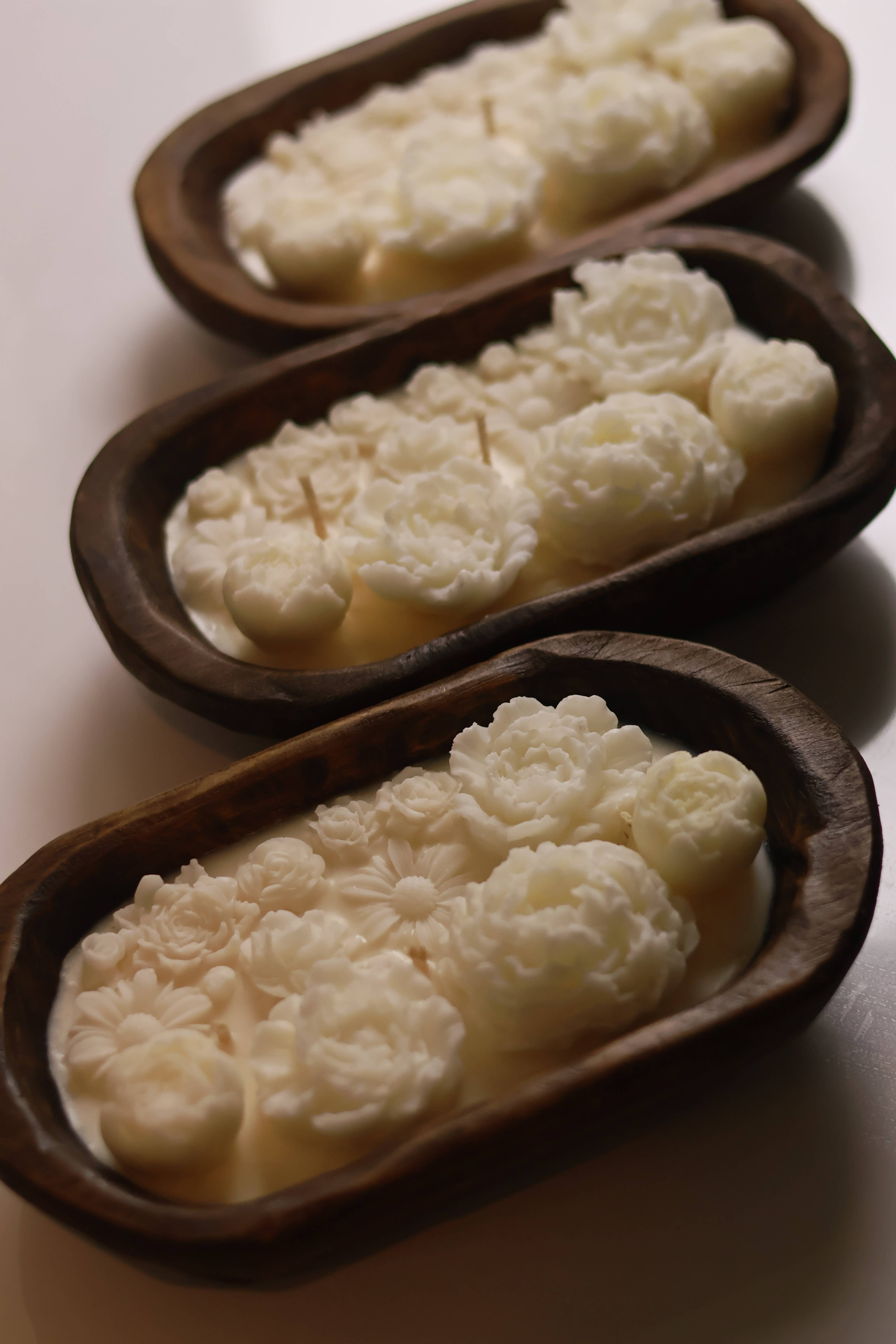 Agaboo Candle – Vela em jarro/copo por atacado – Vela de Taça de Massa Floral de Luxo 2,5x9,5in - Recipiente10