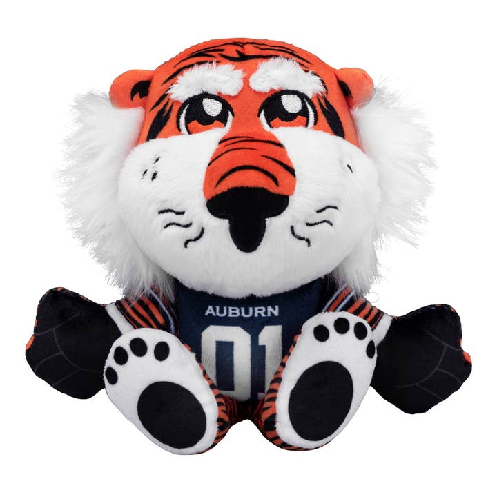 Bleacher Creatures Auburn Tigers Aubie the Tiger 8" Mascot Kuricha Sitting Plush for wholesale by Uncanny Brands