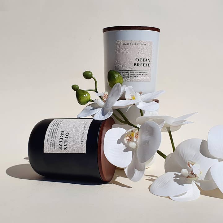 Ocean Breeze | Amalfi Coast | 200g Matte Eco Soy Candle for wholesale by Maison De Lueur